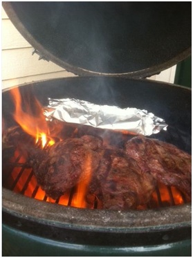 Big Green Egg in Action