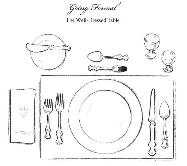 Formal Place Setting at Bering's