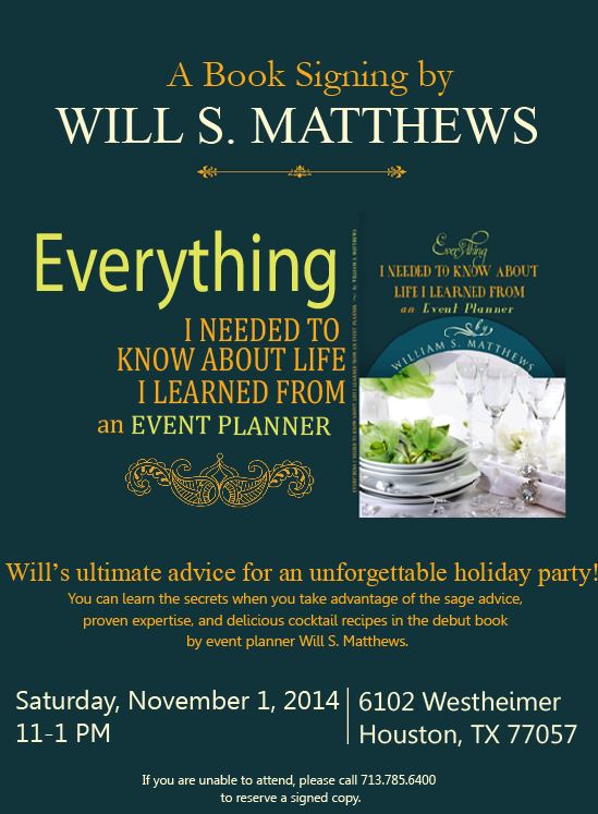 Will S. Matthews Book Signing at Bering's