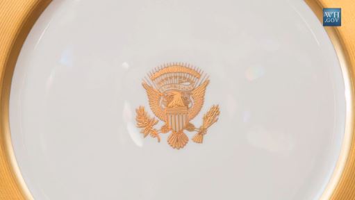 White House Presidential Seal Made in USA stemless wine drinking