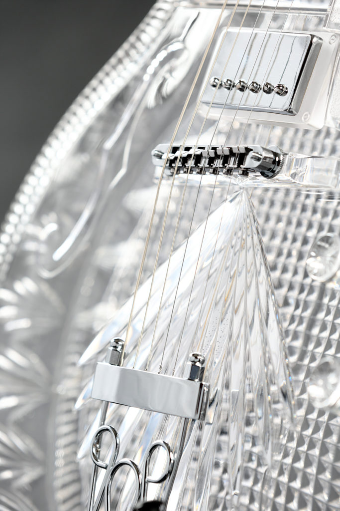 Waterford Crystal Gibson L7 fullscale Electric Guitar Bering's at Home